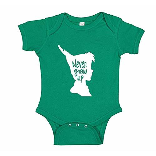 Never Grow Up It's A Trap Premium Baby Boy or Girl Romper for Pan Fans