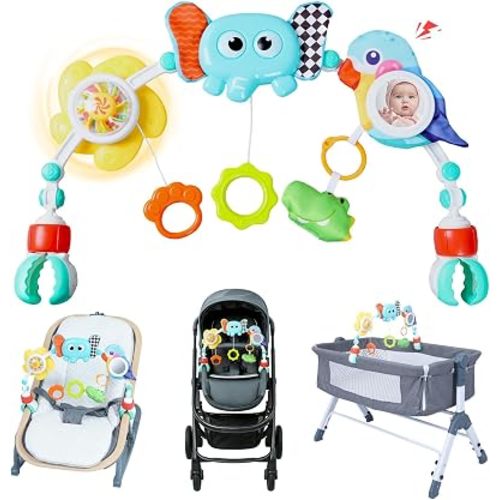 Orzbow Adjustable Stroller Hanging Toys for Bassinet, Car Seat & Bouncer