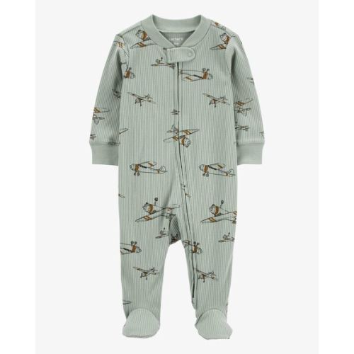 Baby Airplane 2-Way Zip Sleep & Play Pajamas - Carter's | Carter's