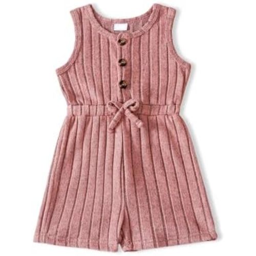 Baby Girl Clothes Toddler Girl Summer Outfit Infant Romper Ruffle Sleeveless Tank Top Jumpsuit 6M-3T