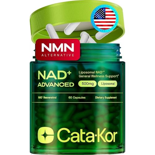 Cata-Kor Liposomal NAD+ Supplement with Resveratrol – NMN Supplement Alternative - Advanced NAD Resveratrol
