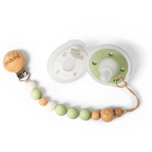 mistletoe holiday edition babypace silicone pacifier gift set for babies | mōmi