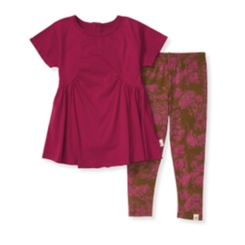 Valley Flowers Organic Baby Girl Set