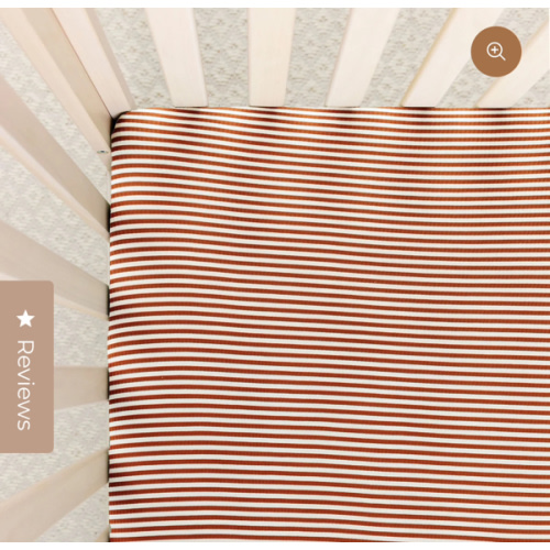 Boston Ribbed Crib Sheet