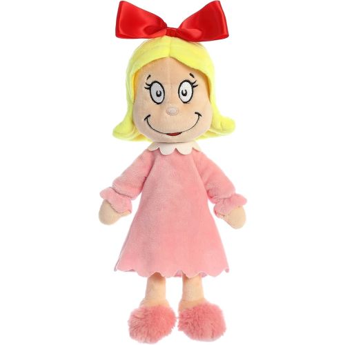 Aurora® Whimsical Dr. Seuss™ Cindy Lou Who Stuffed Animal - Officially Licensed Plush for Imaginative Play - Perfect for Kids and Adults - Multicolor 12 Inches