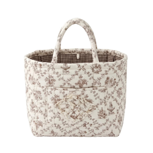 Mocha Quilted Basket