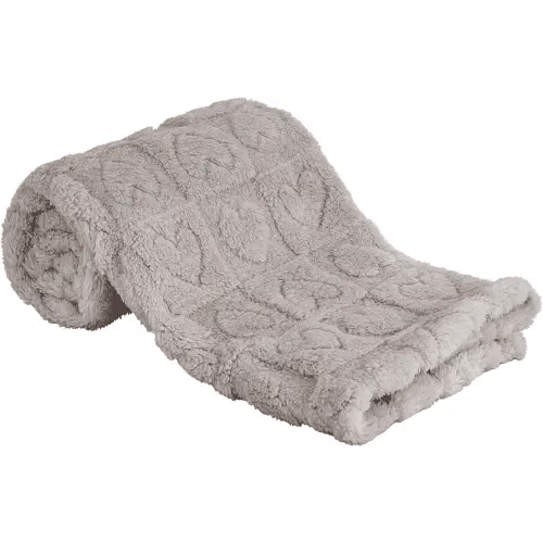 Yurhap Fleece Baby Blanket Heart Checkered, Ultra Soft Cozy Baby Blankets for Boys Girls, Fluffy Infant Toddler Newborn Receiving Gifts for Crib Stroller 30"x40" (Oxford Tan)
