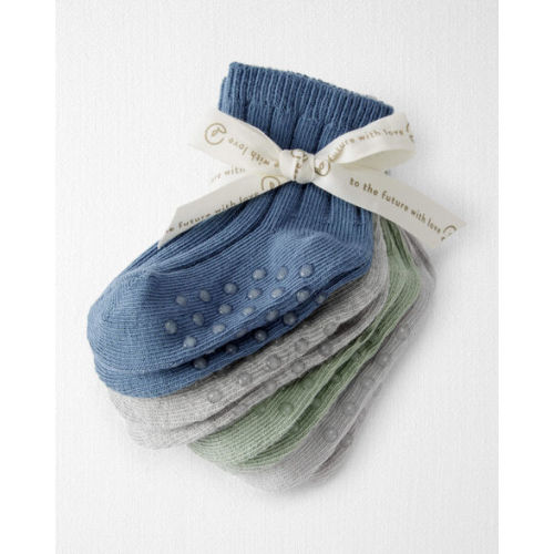Baby 4-Pack Socks Made with Organic Cotton - Little Planet | Carter's