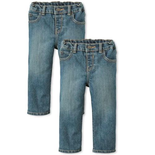 The Children's Place Baby Boys Bootcut Jeans 2-Pack Denim 6-9 M