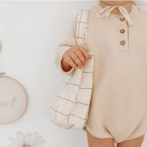 6-12 mo | Noah Knitted Romper