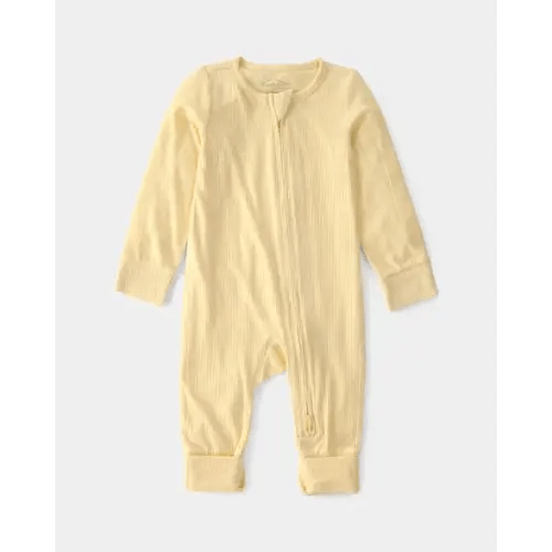 Baby 2-Way Zip PurelySoft Sleep & Play Pajama - Yellow | Carter's