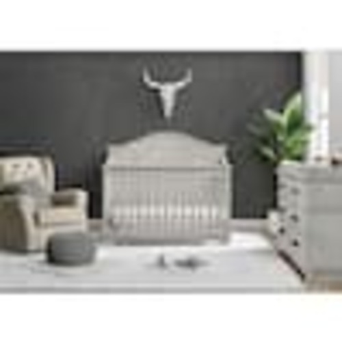 Delta Children Simmons Kids Asher 6-in-1 Convertible Crib with Toddler Rail-Greenguard Gold Certified, Rustic Mist W346150-1373
