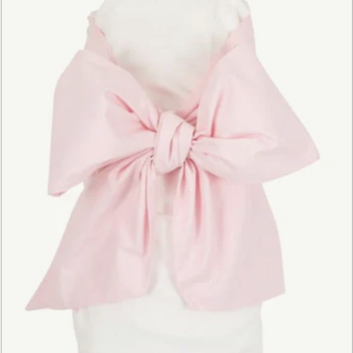 Bow Swaddle ® - Palm Beach Pink