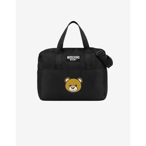 Teddy Patch nylon mom bag | Shop Online