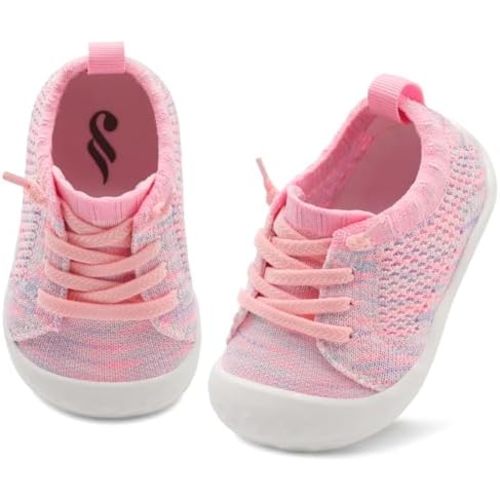 JIASUQI Baby Shoes for Toddler Boys Girls Sneakers Slip on Walking Shoes for Babies