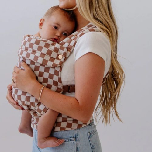 The Monarch Carrier - Mocha Check – Mabē