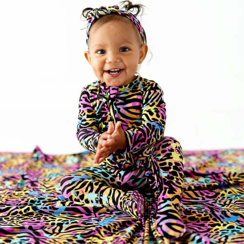 Party Animal Ruffle Footie