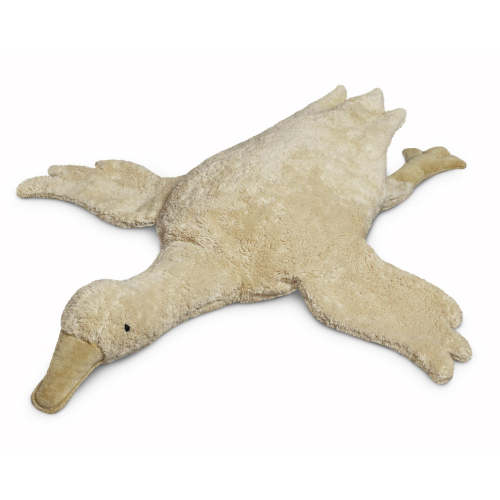 Organic Goose Cuddly Animal - Linen Color / Large