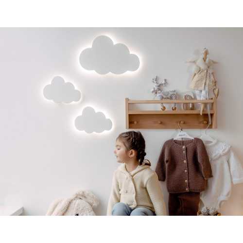 Set of 3 Cloud-Shaped Children's Night Lights with Soft LED Glow – Perfect for Nursery, Bedroom or Baby Shower Gift