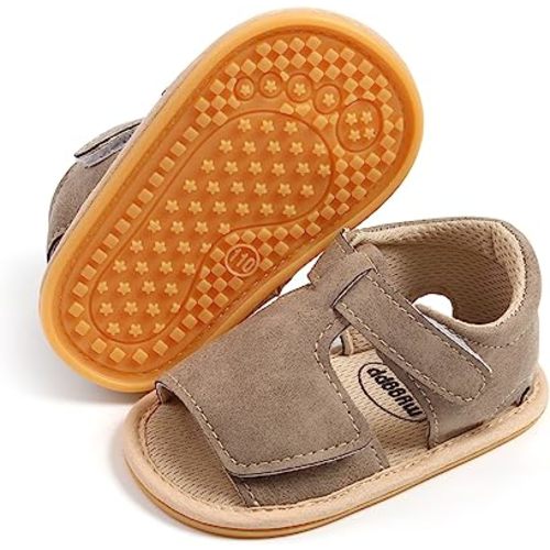 RVROVIC Baby Boys Girls Sandals Premium Soft Anti-Slip Rubber Sole Infant Summer Outdoor Shoes Toddler First Walkers