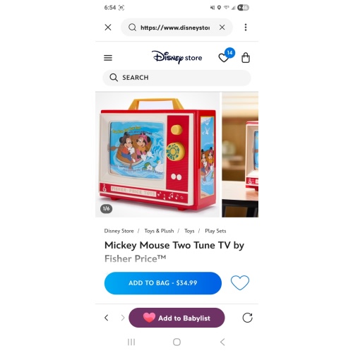 Mickey Mouse Two Tune TV by Fisher Price™ | Disney Store