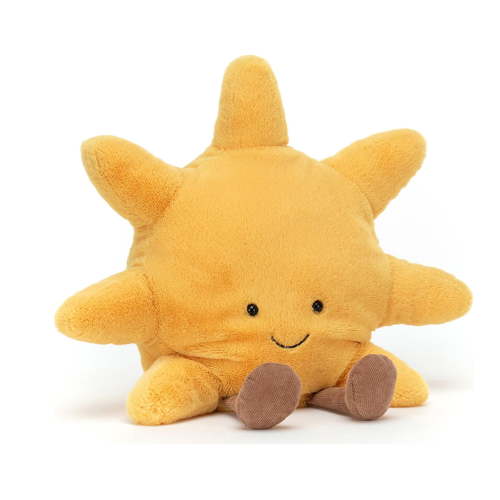 Jellycat Amuseables Sun Stuffed Toy, Medium 12 inches - Sun Plush