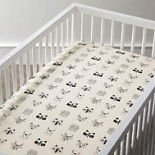 Stay Cool Roxy Marj Woodland Animal 100% Organic Cotton Baby Crib Fitted Sheet
