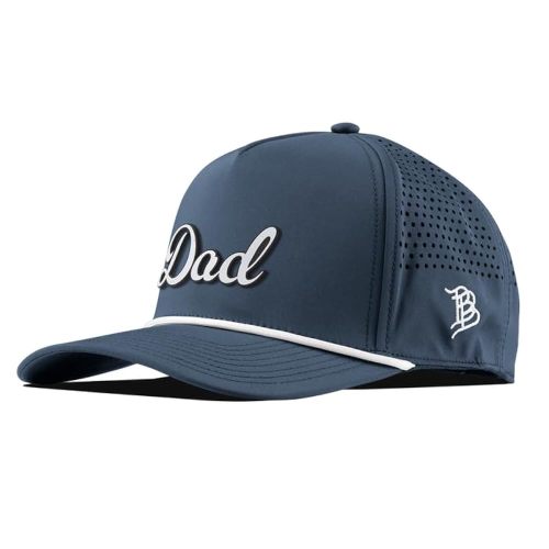 Branded Bills Dad Script 5 Panel Rope, Lightweight, Comfortable Baseball Cap