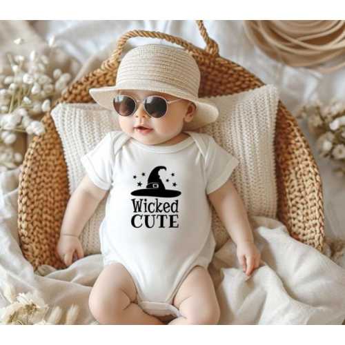 Cute Witch, baby Witch Funny Onesie®, Baby Clothes, Unique Baby boutique, baby gift, baby shower gift, Gender Reveal, pregnancy announcement