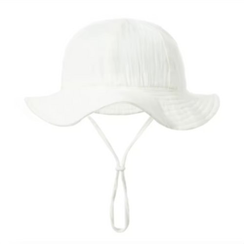 Muslin Bucket Hat | White - PREORDER – BayBay Boutique