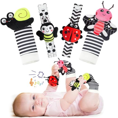 Wrist Rattles for Baby, Rattle Socks