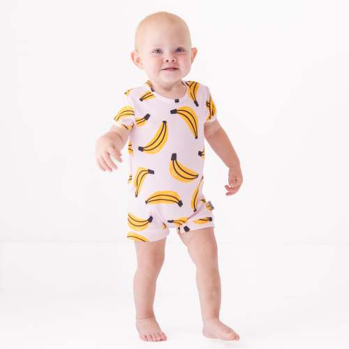 Go Bananas Shorty Romper  Luxe Edition | Cotton Bamboo Blend