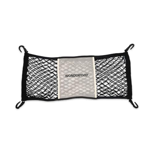 WONDERFOLD Heavy Duty Stroller Wagon Cargo Net for Extra Storage Space with Super Stretchable Netting & Large Storage Capacity (Fits W2 & W4 Wagons Only), Beige