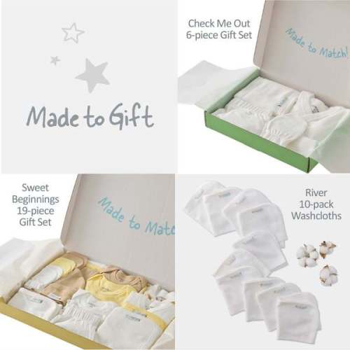 TAKE ME HOME BABY 4-Piece Gift Set, White - butterblu | Maisonette