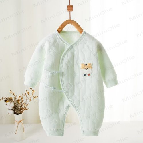 Baby Tiger Patch Kimono Romper