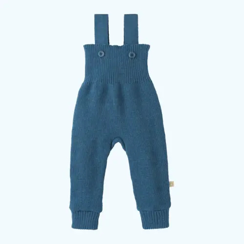 DISANA Knitted Wool Bib Pants for Baby/Toddler