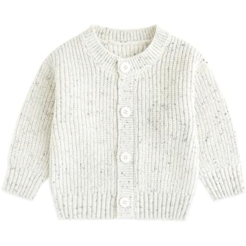 Simplee kids Baby Cardigan Cable Knit Toddler Cardigan Long Sleeve Fall Winter Open Front Knit Sweaters