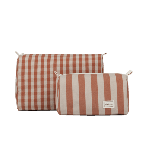 Set Toiletry Bag - Rose + Red