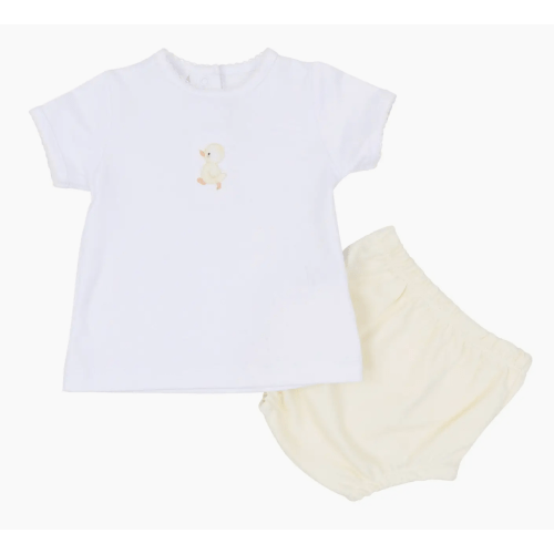 Downy Ducklings Embroidered Diaper Cover Set – Liza Beals Children Boutique