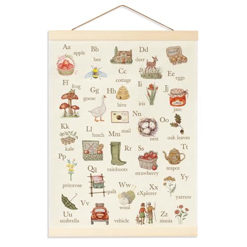 BirtDerr Woodland Nursery Decorations, Forest Nursery Decor, Boy Room Wall Decor, Jungle Decoration For Kids, strawberry, cottage, montessori, abc, school, homeschool