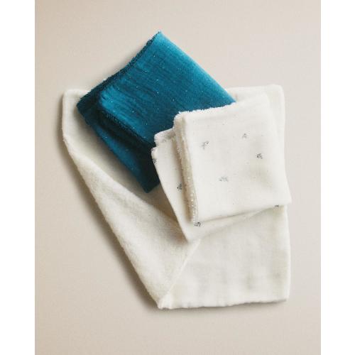BABY MINI FLORAL TOWEL (PACK OF 3)