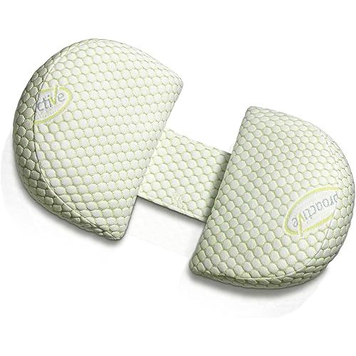 Pregnancy Pillow for Pregnant Women – Comfortable Maternity Pillow for Side Sleepers, Supports Back, Belly, HIPS, and Legs, with Removable & Adjustable Cover (Green, Plus)