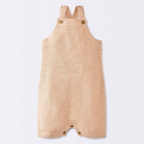 Baby Boys' Sweater Romper - Cloud Island™ Beige 6-9M