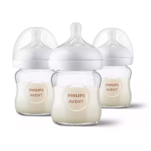 Biberon Verre Naturel 4oz Paquet de 3