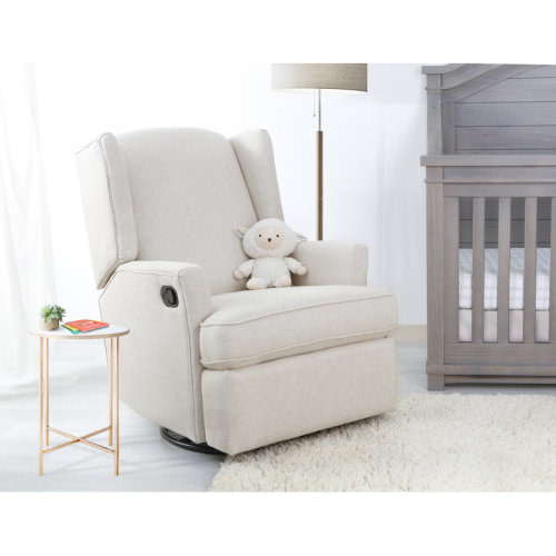 Second Story Home Heming Wingback Recliner Nursery Glider & Reviews | Wayfair