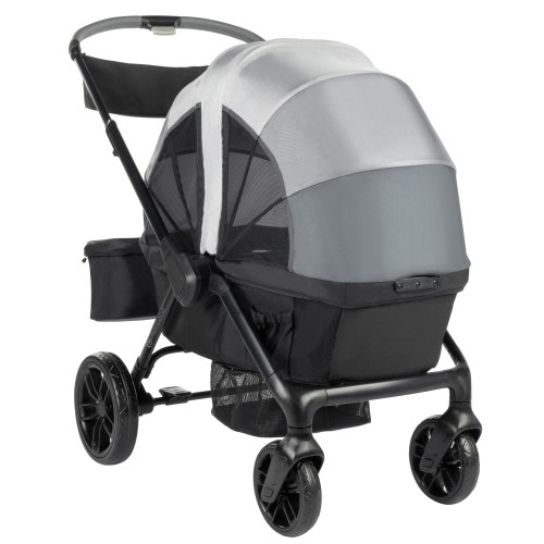 Monbebe Everyday Outings Wagon Stroller, Cobblestone Grey, Toddler, Unisex