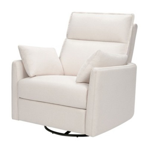 Babyletto Nori Glider Recliner with Electronic Control and USB Port - Performance Cream Eco-Weave