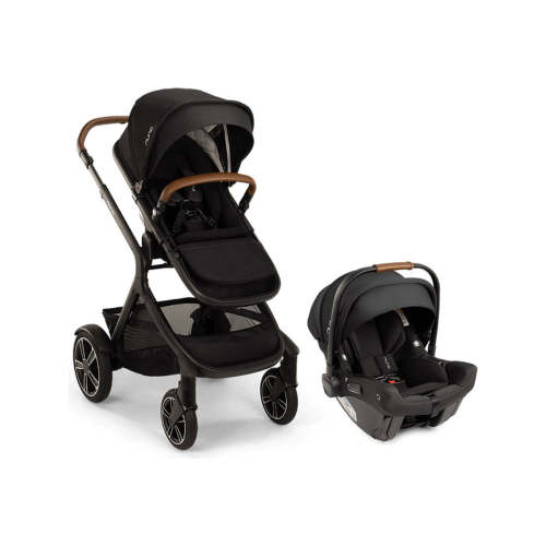Nuna PIPA Urbn and DEMI Next with Rider Board Travel System in Caviar – Bambi Baby