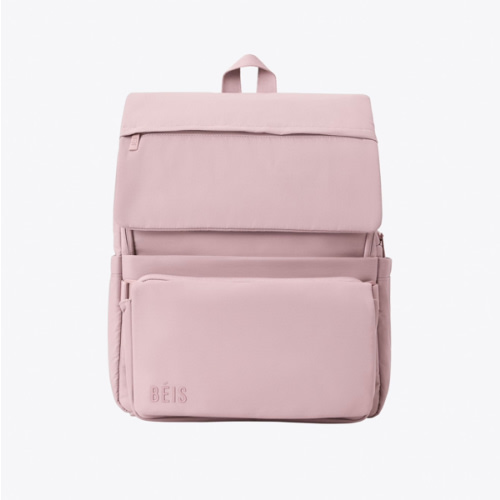 BÉIS 'The Ultimate Diaper Backpack' in Atlas Pink - Best Backpack Diaper Bag