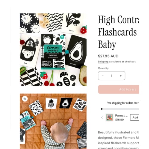 High Contrast Flashcards for Baby – Lauren Sissons Studio